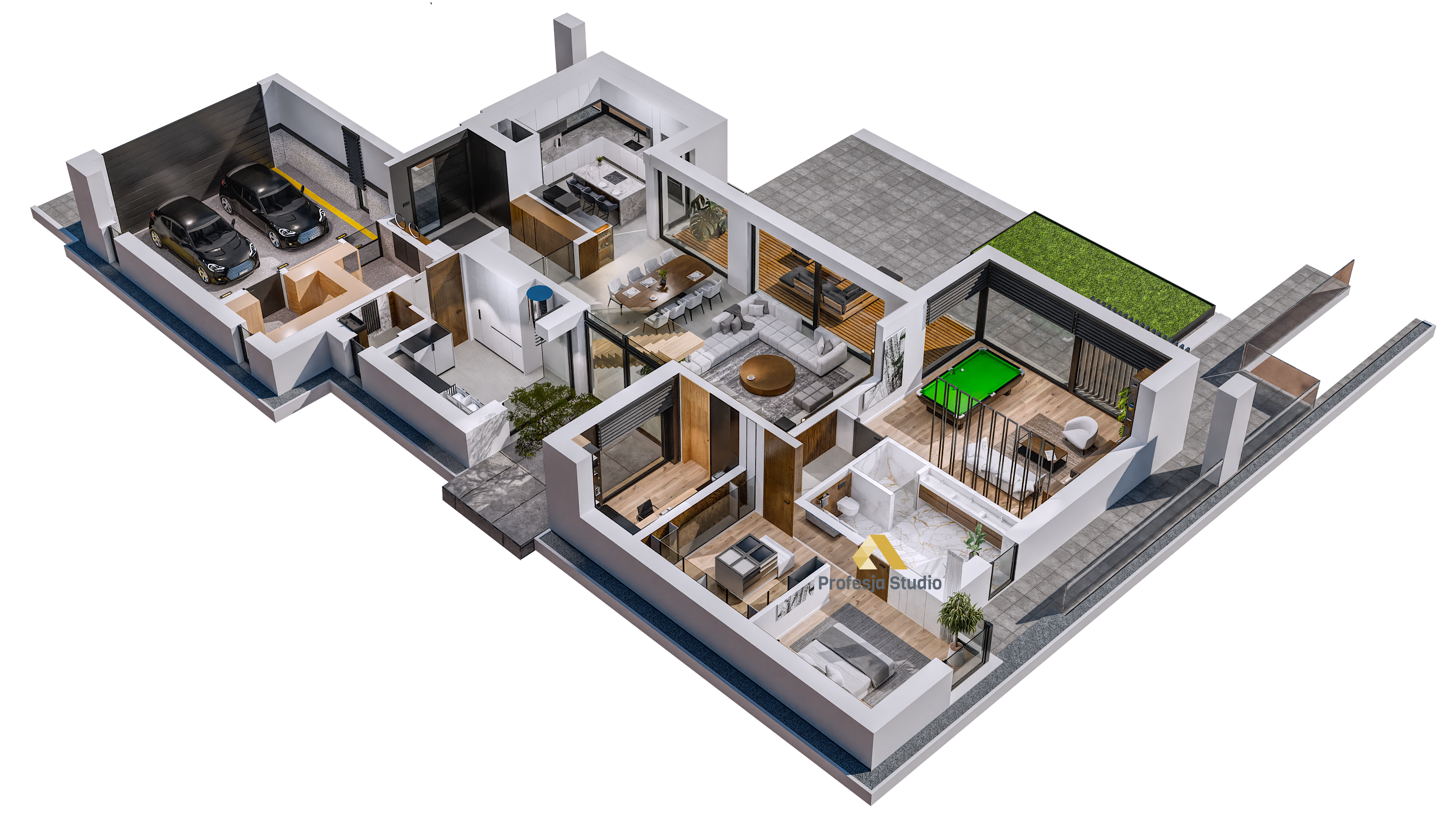 Plan 3D wnętrza (5 ujęć) - obrazek 3